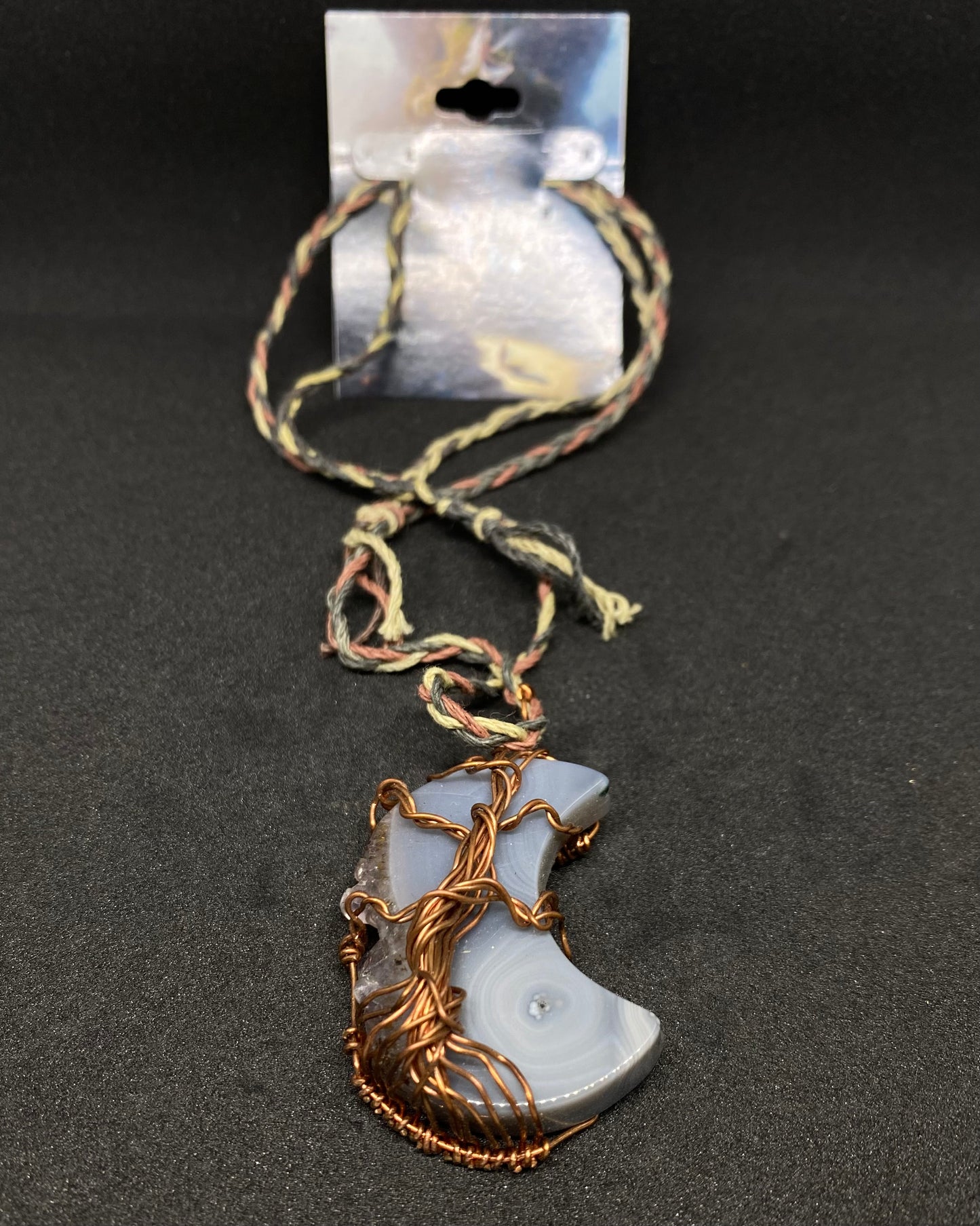 Crescent Moon Tree of Life Pendant