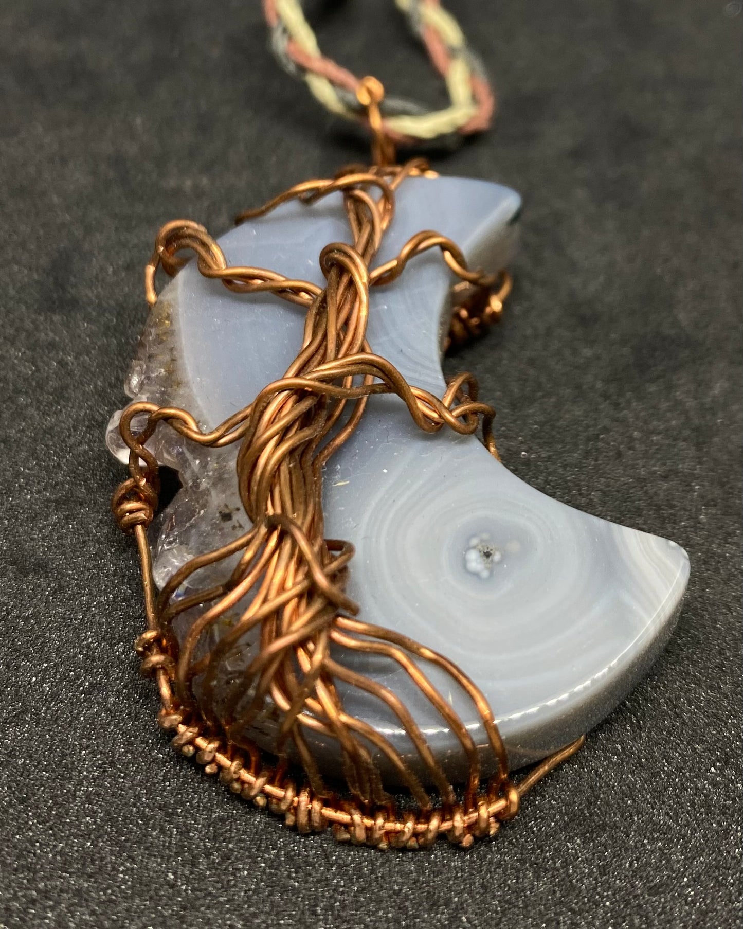 Crescent Moon Tree of Life Pendant